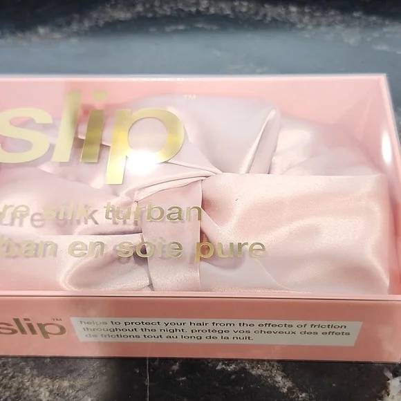 Slip pure silk turban - gently used - Picture 2 of 4